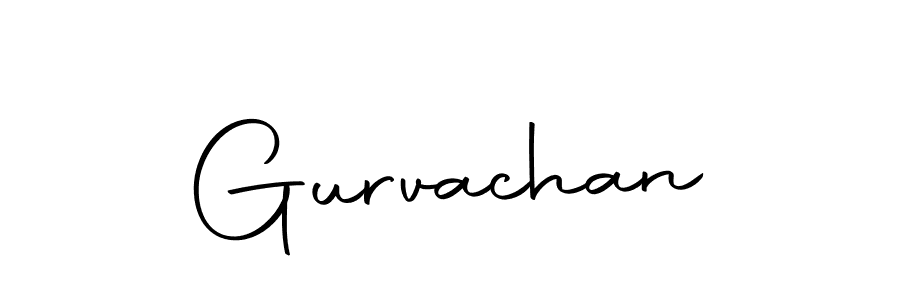 Gurvachan stylish signature style. Best Handwritten Sign (Autography-DOLnW) for my name. Handwritten Signature Collection Ideas for my name Gurvachan. Gurvachan signature style 10 images and pictures png