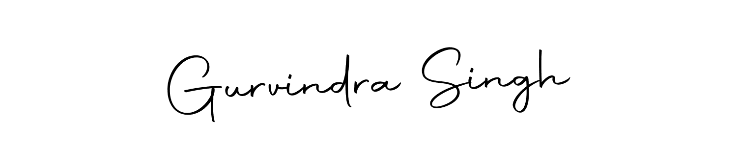 How to make Gurvindra Singh name signature. Use Autography-DOLnW style for creating short signs online. This is the latest handwritten sign. Gurvindra Singh signature style 10 images and pictures png