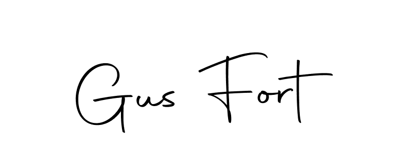 Gus Fort stylish signature style. Best Handwritten Sign (Autography-DOLnW) for my name. Handwritten Signature Collection Ideas for my name Gus Fort. Gus Fort signature style 10 images and pictures png