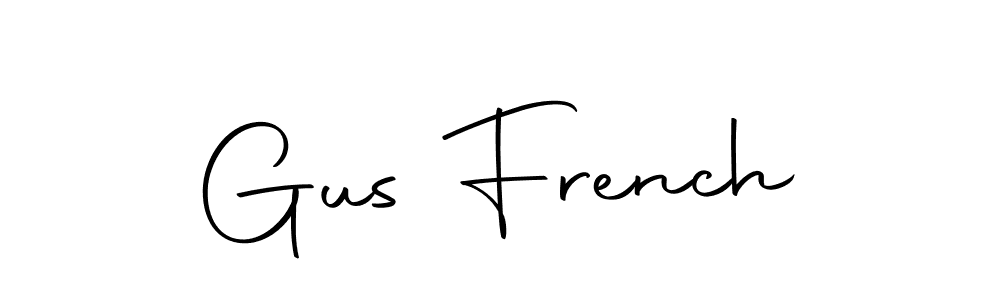 How to make Gus French signature? Autography-DOLnW is a professional autograph style. Create handwritten signature for Gus French name. Gus French signature style 10 images and pictures png