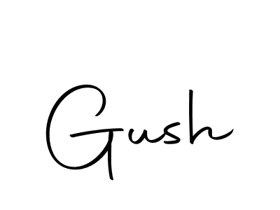 You should practise on your own different ways (Autography-DOLnW) to write your name (Gush) in signature. don't let someone else do it for you. Gush signature style 10 images and pictures png