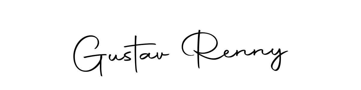 Gustav Renny stylish signature style. Best Handwritten Sign (Autography-DOLnW) for my name. Handwritten Signature Collection Ideas for my name Gustav Renny. Gustav Renny signature style 10 images and pictures png