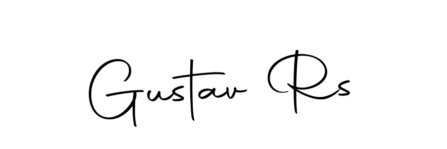 Create a beautiful signature design for name Gustav Rs. With this signature (Autography-DOLnW) fonts, you can make a handwritten signature for free. Gustav Rs signature style 10 images and pictures png