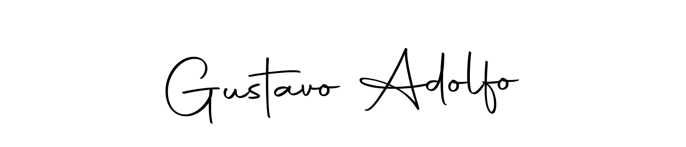 Make a beautiful signature design for name Gustavo Adolfo. With this signature (Autography-DOLnW) style, you can create a handwritten signature for free. Gustavo Adolfo signature style 10 images and pictures png