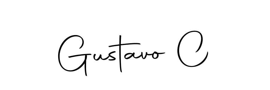 Gustavo C stylish signature style. Best Handwritten Sign (Autography-DOLnW) for my name. Handwritten Signature Collection Ideas for my name Gustavo C. Gustavo C signature style 10 images and pictures png