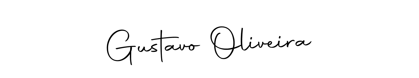 Make a beautiful signature design for name Gustavo Oliveira. With this signature (Autography-DOLnW) style, you can create a handwritten signature for free. Gustavo Oliveira signature style 10 images and pictures png