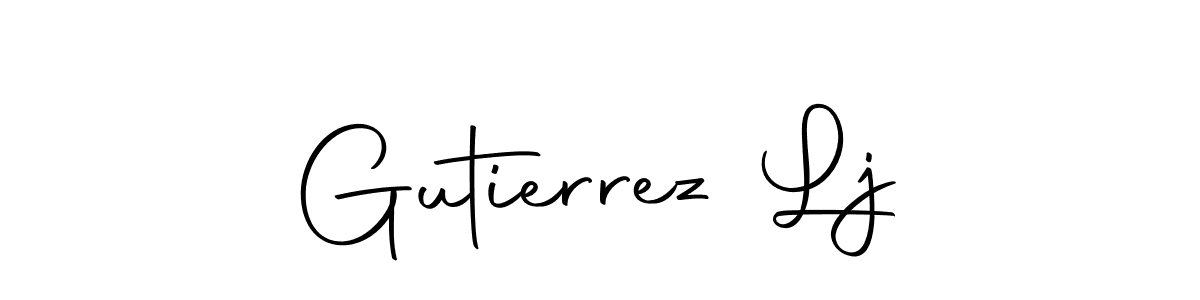 You should practise on your own different ways (Autography-DOLnW) to write your name (Gutierrez Lj) in signature. don't let someone else do it for you. Gutierrez Lj signature style 10 images and pictures png