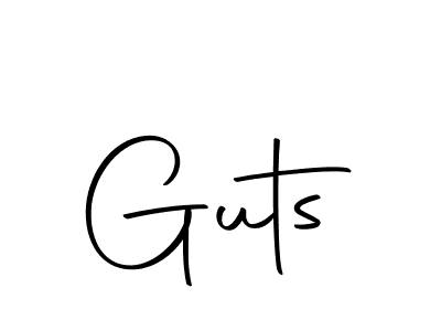 The best way (Autography-DOLnW) to make a short signature is to pick only two or three words in your name. The name Guts include a total of six letters. For converting this name. Guts signature style 10 images and pictures png