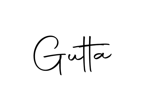 if you are searching for the best signature style for your name Gutta. so please give up your signature search. here we have designed multiple signature styles  using Autography-DOLnW. Gutta signature style 10 images and pictures png