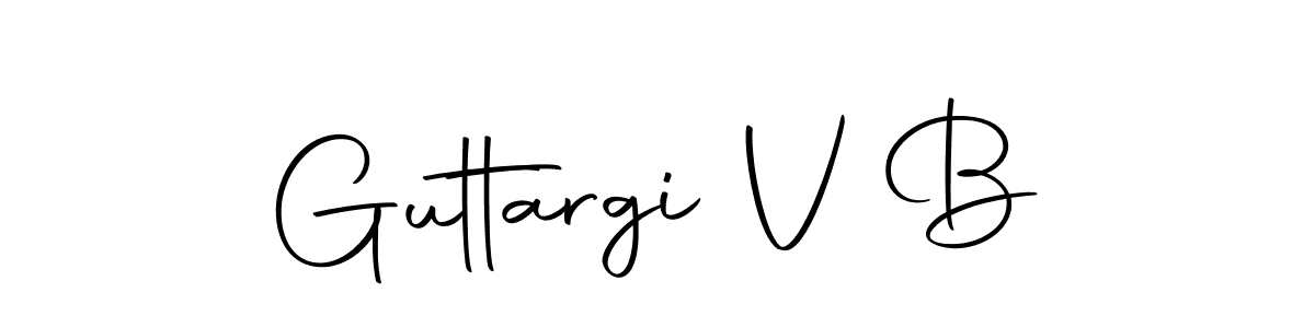 How to make Guttargi V B signature? Autography-DOLnW is a professional autograph style. Create handwritten signature for Guttargi V B name. Guttargi V B signature style 10 images and pictures png