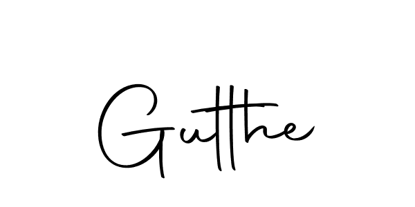 How to make Gutthe signature? Autography-DOLnW is a professional autograph style. Create handwritten signature for Gutthe name. Gutthe signature style 10 images and pictures png
