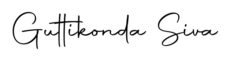 Try this chic Guttikonda Siva handwritten sign style. Using Autography-DOLnW font elements, it gives your name a sleek, memorable identity. Guttikonda Siva signature style 10 images and pictures png