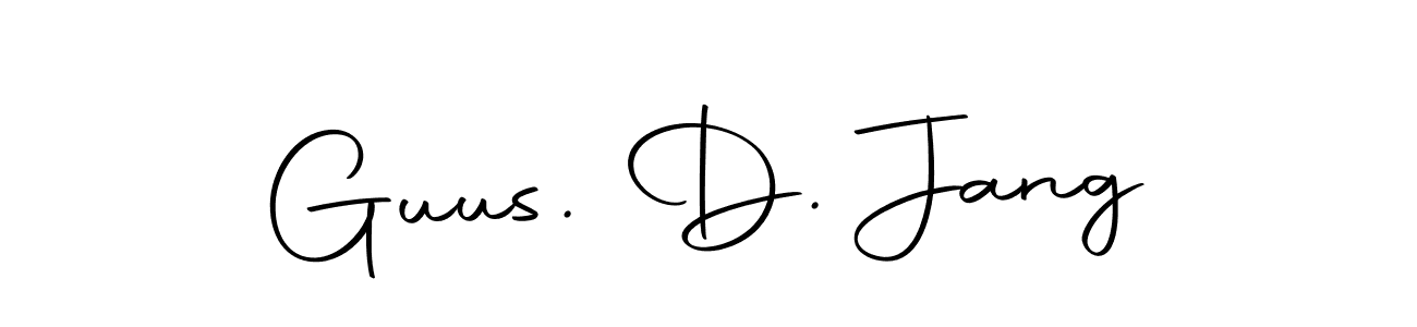 Also we have Guus. D. Jang name is the best signature style. Create professional handwritten signature collection using Autography-DOLnW autograph style. Guus. D. Jang signature style 10 images and pictures png