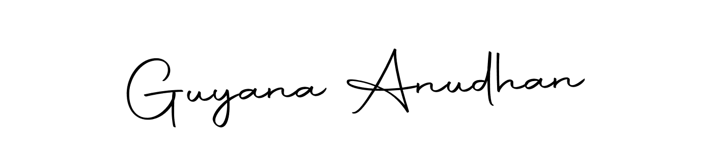 Guyana Anudhan stylish signature style. Best Handwritten Sign (Autography-DOLnW) for my name. Handwritten Signature Collection Ideas for my name Guyana Anudhan. Guyana Anudhan signature style 10 images and pictures png