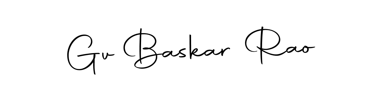 You can use this online signature creator to create a handwritten signature for the name Gv Baskar Rao. This is the best online autograph maker. Gv Baskar Rao signature style 10 images and pictures png