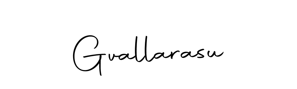 You should practise on your own different ways (Autography-DOLnW) to write your name (Gvallarasu) in signature. don't let someone else do it for you. Gvallarasu signature style 10 images and pictures png
