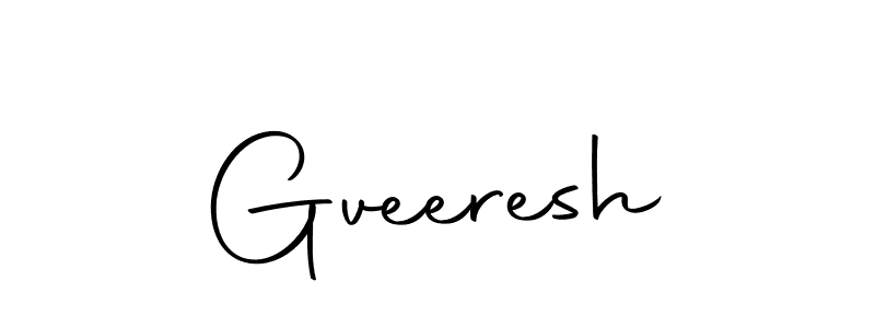 You can use this online signature creator to create a handwritten signature for the name Gveeresh. This is the best online autograph maker. Gveeresh signature style 10 images and pictures png