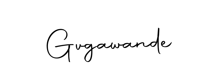 Use a signature maker to create a handwritten signature online. With this signature software, you can design (Autography-DOLnW) your own signature for name Gvgawande. Gvgawande signature style 10 images and pictures png