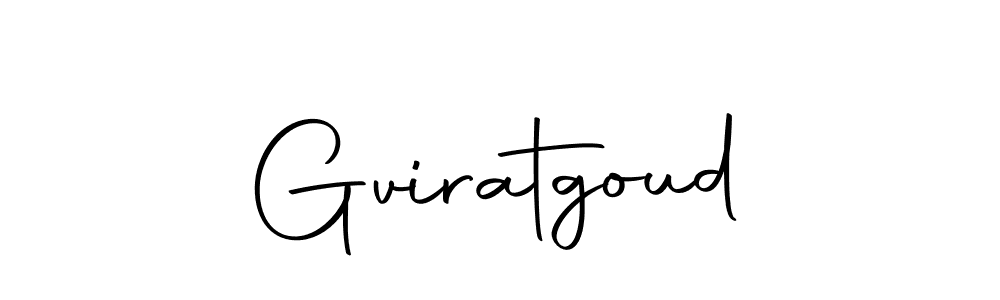 Create a beautiful signature design for name Gviratgoud. With this signature (Autography-DOLnW) fonts, you can make a handwritten signature for free. Gviratgoud signature style 10 images and pictures png