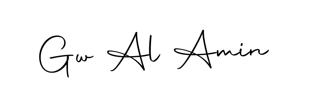 How to make Gw Al Amin signature? Autography-DOLnW is a professional autograph style. Create handwritten signature for Gw Al Amin name. Gw Al Amin signature style 10 images and pictures png