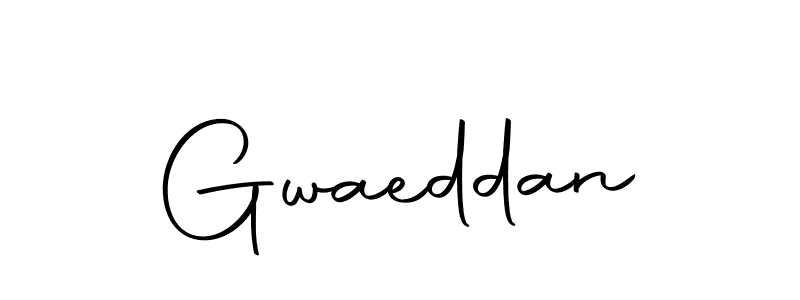 Make a beautiful signature design for name Gwaeddan. With this signature (Autography-DOLnW) style, you can create a handwritten signature for free. Gwaeddan signature style 10 images and pictures png