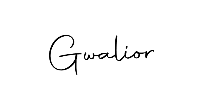 How to make Gwalior signature? Autography-DOLnW is a professional autograph style. Create handwritten signature for Gwalior name. Gwalior signature style 10 images and pictures png