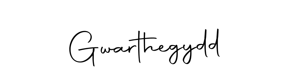How to make Gwarthegydd name signature. Use Autography-DOLnW style for creating short signs online. This is the latest handwritten sign. Gwarthegydd signature style 10 images and pictures png