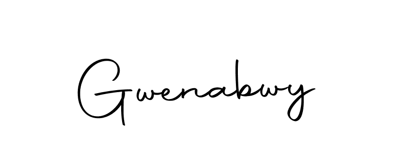 Gwenabwy stylish signature style. Best Handwritten Sign (Autography-DOLnW) for my name. Handwritten Signature Collection Ideas for my name Gwenabwy. Gwenabwy signature style 10 images and pictures png