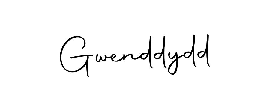 Design your own signature with our free online signature maker. With this signature software, you can create a handwritten (Autography-DOLnW) signature for name Gwenddydd. Gwenddydd signature style 10 images and pictures png