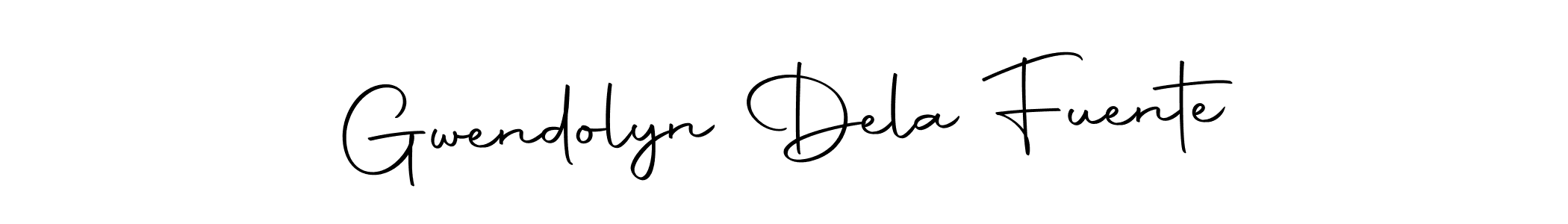 Also we have Gwendolyn Dela Fuente name is the best signature style. Create professional handwritten signature collection using Autography-DOLnW autograph style. Gwendolyn Dela Fuente signature style 10 images and pictures png