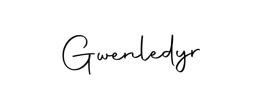 Create a beautiful signature design for name Gwenledyr. With this signature (Autography-DOLnW) fonts, you can make a handwritten signature for free. Gwenledyr signature style 10 images and pictures png