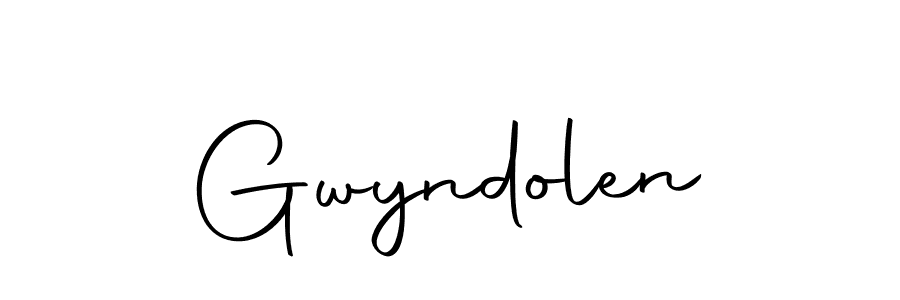 Design your own signature with our free online signature maker. With this signature software, you can create a handwritten (Autography-DOLnW) signature for name Gwyndolen. Gwyndolen signature style 10 images and pictures png