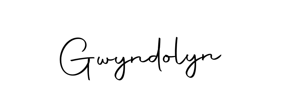 Also we have Gwyndolyn name is the best signature style. Create professional handwritten signature collection using Autography-DOLnW autograph style. Gwyndolyn signature style 10 images and pictures png