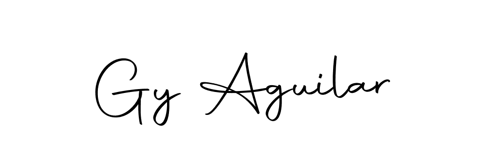 Make a beautiful signature design for name Gy Aguilar. Use this online signature maker to create a handwritten signature for free. Gy Aguilar signature style 10 images and pictures png