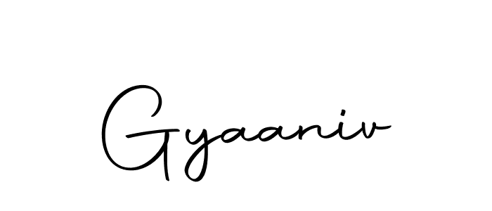 The best way (Autography-DOLnW) to make a short signature is to pick only two or three words in your name. The name Gyaaniv include a total of six letters. For converting this name. Gyaaniv signature style 10 images and pictures png