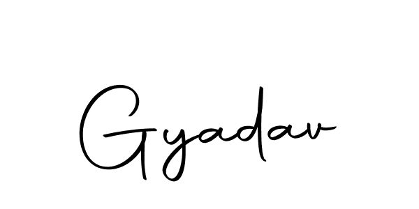 Gyadav stylish signature style. Best Handwritten Sign (Autography-DOLnW) for my name. Handwritten Signature Collection Ideas for my name Gyadav. Gyadav signature style 10 images and pictures png