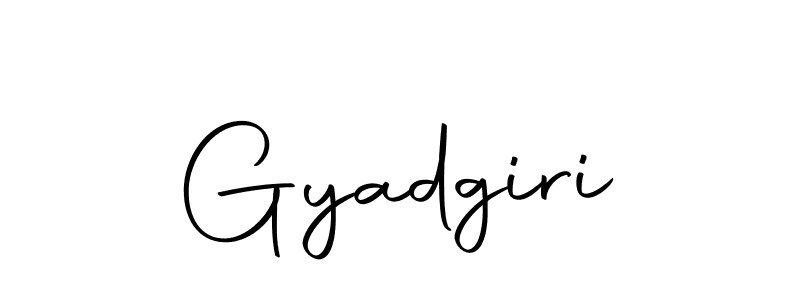 You can use this online signature creator to create a handwritten signature for the name Gyadgiri. This is the best online autograph maker. Gyadgiri signature style 10 images and pictures png