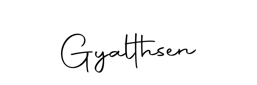 Similarly Autography-DOLnW is the best handwritten signature design. Signature creator online .You can use it as an online autograph creator for name Gyalthsen. Gyalthsen signature style 10 images and pictures png