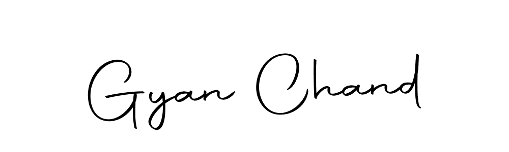 Use a signature maker to create a handwritten signature online. With this signature software, you can design (Autography-DOLnW) your own signature for name Gyan Chand. Gyan Chand signature style 10 images and pictures png