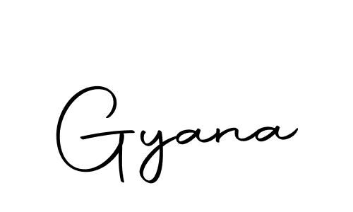 Make a beautiful signature design for name Gyana. Use this online signature maker to create a handwritten signature for free. Gyana signature style 10 images and pictures png