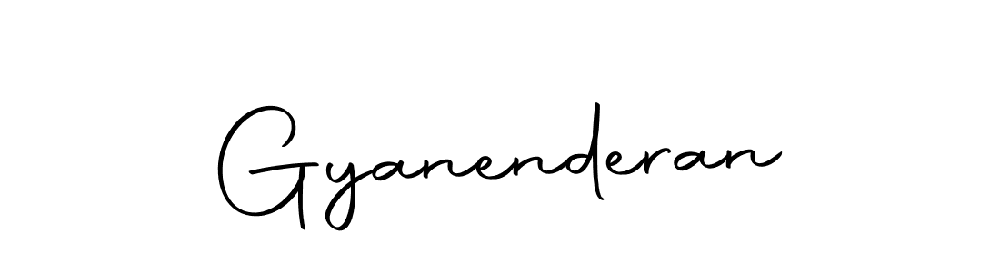 Create a beautiful signature design for name Gyanenderan. With this signature (Autography-DOLnW) fonts, you can make a handwritten signature for free. Gyanenderan signature style 10 images and pictures png