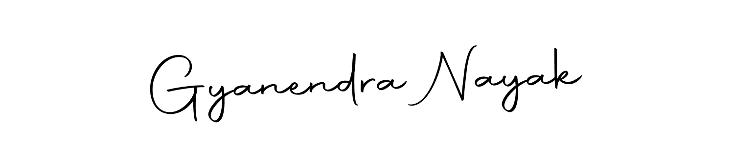 How to make Gyanendra Nayak name signature. Use Autography-DOLnW style for creating short signs online. This is the latest handwritten sign. Gyanendra Nayak signature style 10 images and pictures png