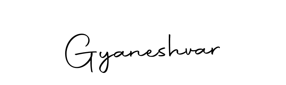 Use a signature maker to create a handwritten signature online. With this signature software, you can design (Autography-DOLnW) your own signature for name Gyaneshvar. Gyaneshvar signature style 10 images and pictures png