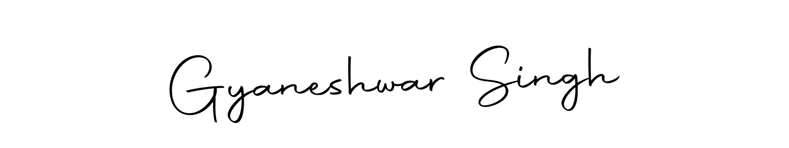 Create a beautiful signature design for name Gyaneshwar Singh. With this signature (Autography-DOLnW) fonts, you can make a handwritten signature for free. Gyaneshwar Singh signature style 10 images and pictures png