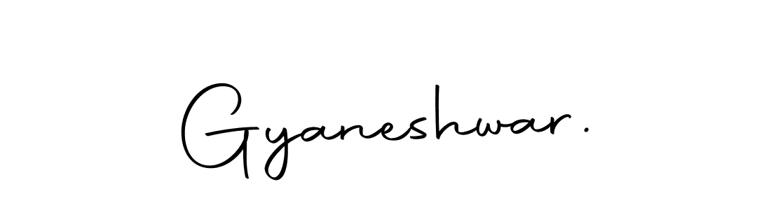 Create a beautiful signature design for name Gyaneshwar.. With this signature (Autography-DOLnW) fonts, you can make a handwritten signature for free. Gyaneshwar. signature style 10 images and pictures png