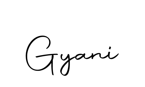 Make a beautiful signature design for name Gyani. Use this online signature maker to create a handwritten signature for free. Gyani signature style 10 images and pictures png