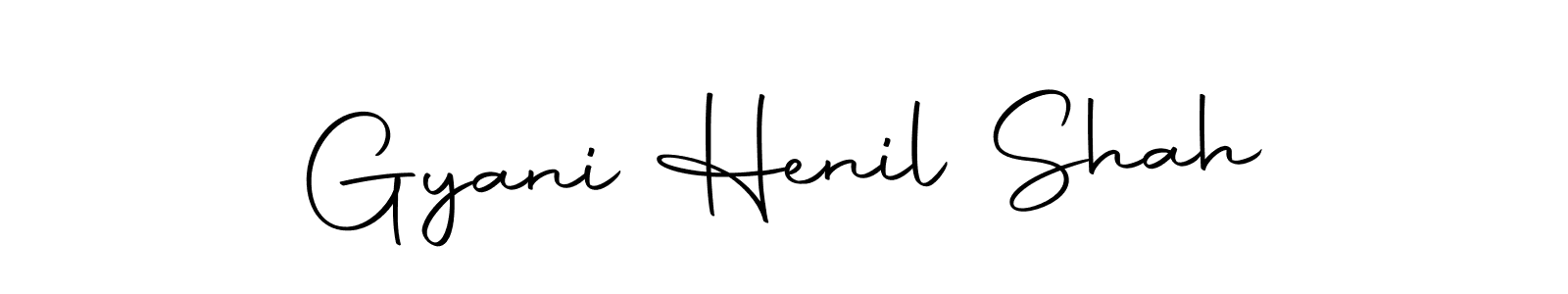 How to make Gyani Henil Shah signature? Autography-DOLnW is a professional autograph style. Create handwritten signature for Gyani Henil Shah name. Gyani Henil Shah signature style 10 images and pictures png