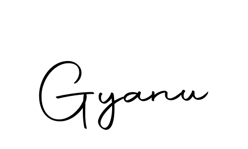 You should practise on your own different ways (Autography-DOLnW) to write your name (Gyanu) in signature. don't let someone else do it for you. Gyanu signature style 10 images and pictures png