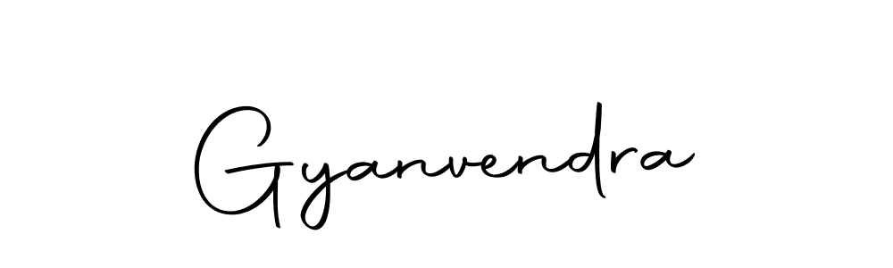 Use a signature maker to create a handwritten signature online. With this signature software, you can design (Autography-DOLnW) your own signature for name Gyanvendra. Gyanvendra signature style 10 images and pictures png