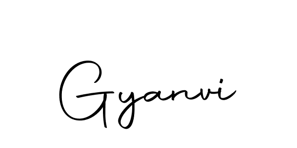 The best way (Autography-DOLnW) to make a short signature is to pick only two or three words in your name. The name Gyanvi include a total of six letters. For converting this name. Gyanvi signature style 10 images and pictures png